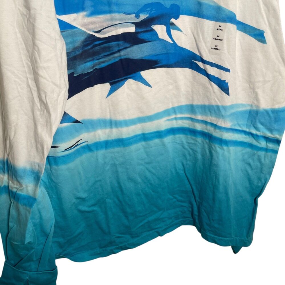 Disney Parks Avatar Shirt Men's Medium White Blue The Way of Water NWT - Picture 3 of 8